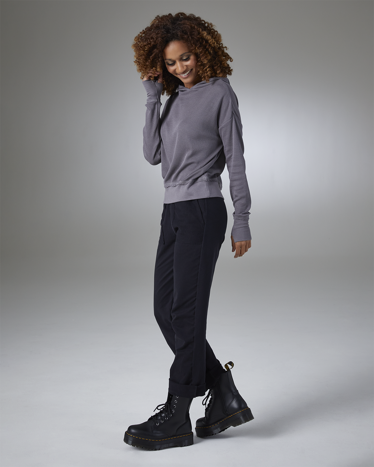 Organic Waffle Hoodie – YesAnd Apparel