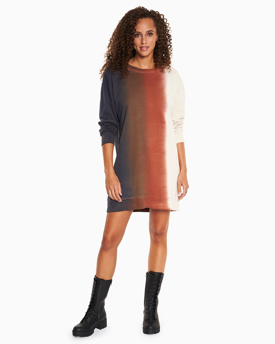 Cecily Tie Dye Sweatshirt Dress