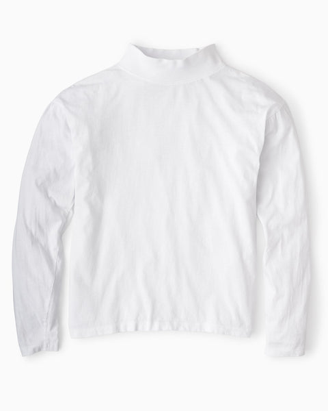 メンズウェア RUN SWG MOCK NECK TEE, WHITE メンズウェア RUN SWG MOCK NECK TEE, WHITE メンズウェア RUN