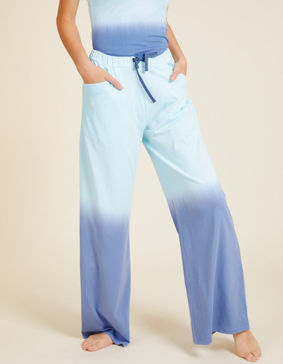 Shop /Pants Venti6 Gradient Dip Dye Wide Leg Pant Discounted Price $80
